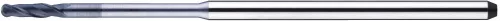 D0.5 -0.25R Standard hengeres szárú Gyémántbevonatú gömbvégű maró (fréz) cirkonhoz 2DBED005050345