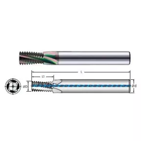 4HBSPA menetmaró ALU-hoz  párhuzamos csőmenethez 1/16"~ 2 1/2"