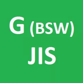 G (BSW) menetekhez JIS