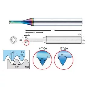 4MTMS Egymenetes menetmarók INOX-hoz M1-M18