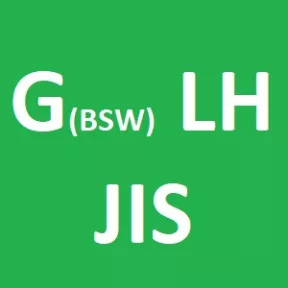 G (BSW) menetekhez JIS