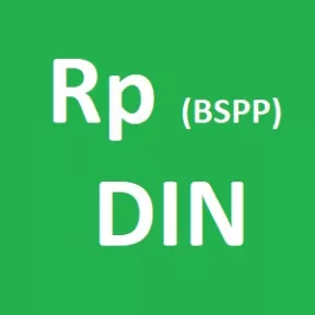 Párhuzamos csőmenethez Rp (BSPP) DIN