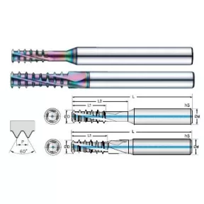 4NKTMS ritkafogú menetmarók INOX-hoz M3~M20